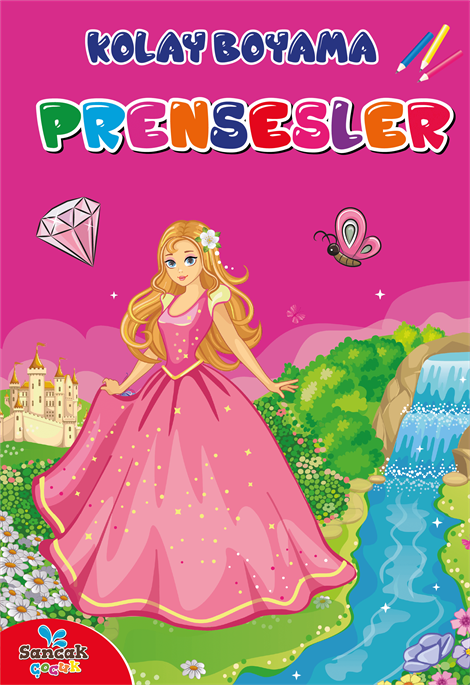 Kolay Boyama -Prensesler - 9786257873413