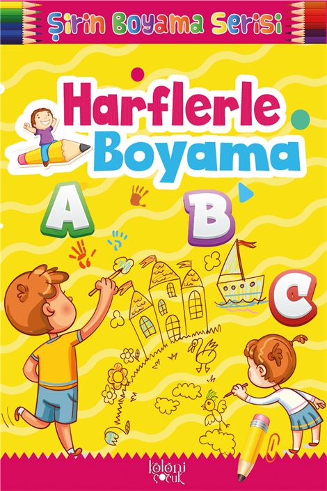 Şirin Boyama - Harflerle Boyama - 9786257998536